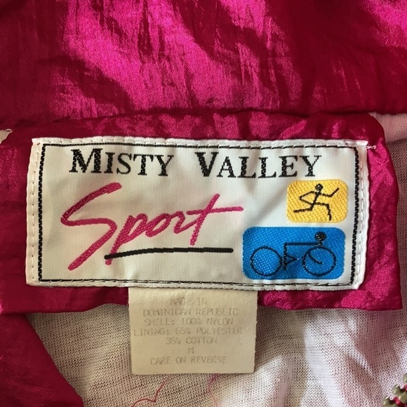 Nwt MISTY VALLEY VTG  90s sport light jacket MED - Picture 8 of 10